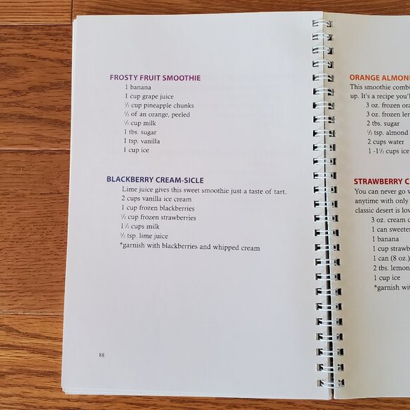 2 for $15 | Smoothies & Ice Treats Cookbook | Summer Recipes - Picture 3 of 4